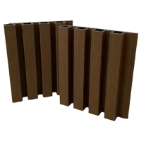 3D Co-ex WPC Falburkolat minta sötétbarna