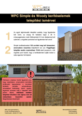 WPC Kerítések telepítési útmutatója